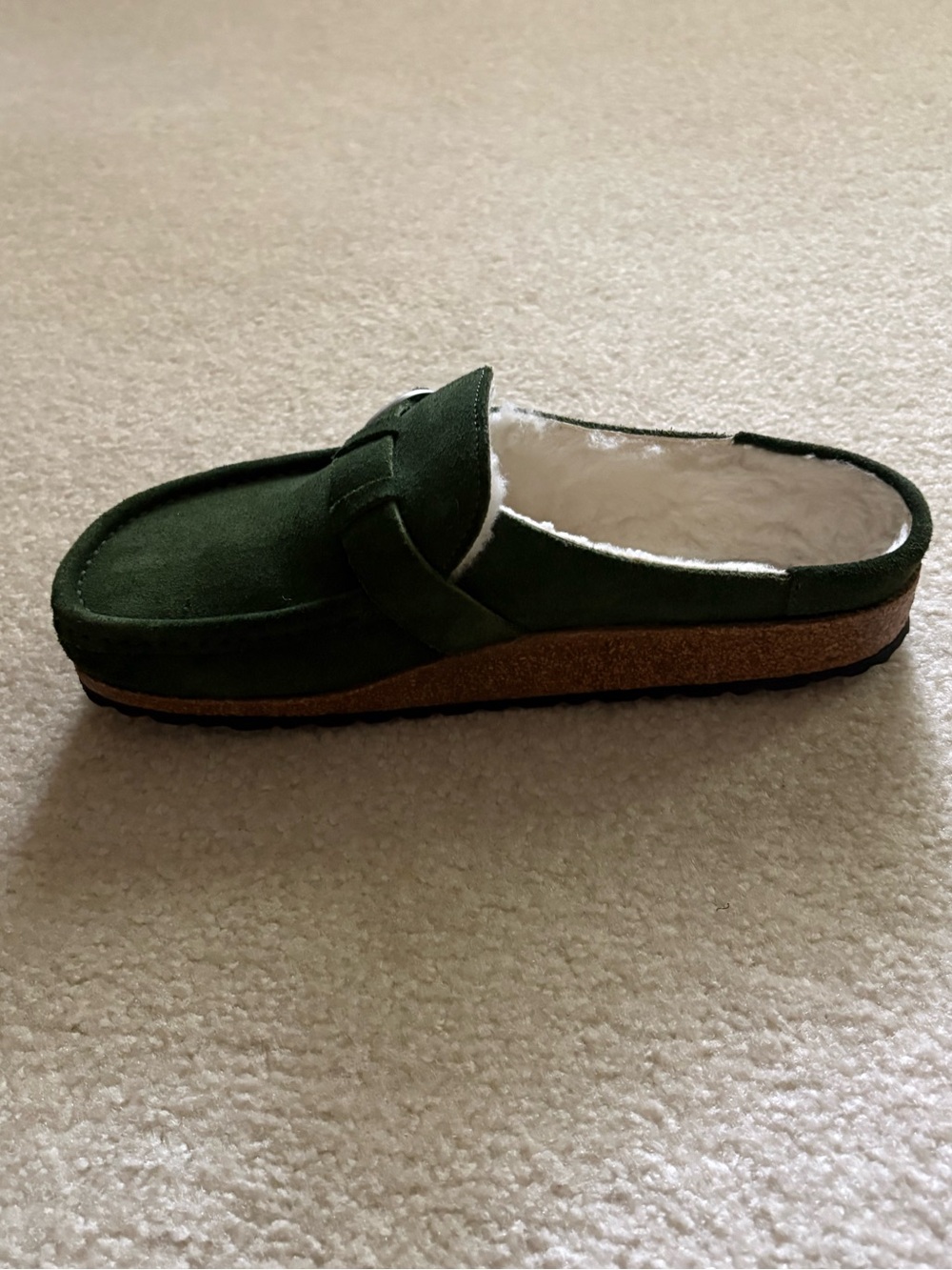 Birkenstock Women’s Sherpa Lined Suede Buckley Clog. Size 39. - Picture 10 of 13